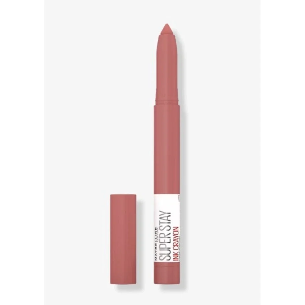 Maybelline Super Stay Ink Crayon Lipstick Achieve‎ It All Brown Pink Nude Matte
